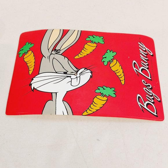 Vtg 1994 Looney Tunes Bugs Bunny Baseball Mug with Personal-size Mat Warner Bros - Picture 5 of 5